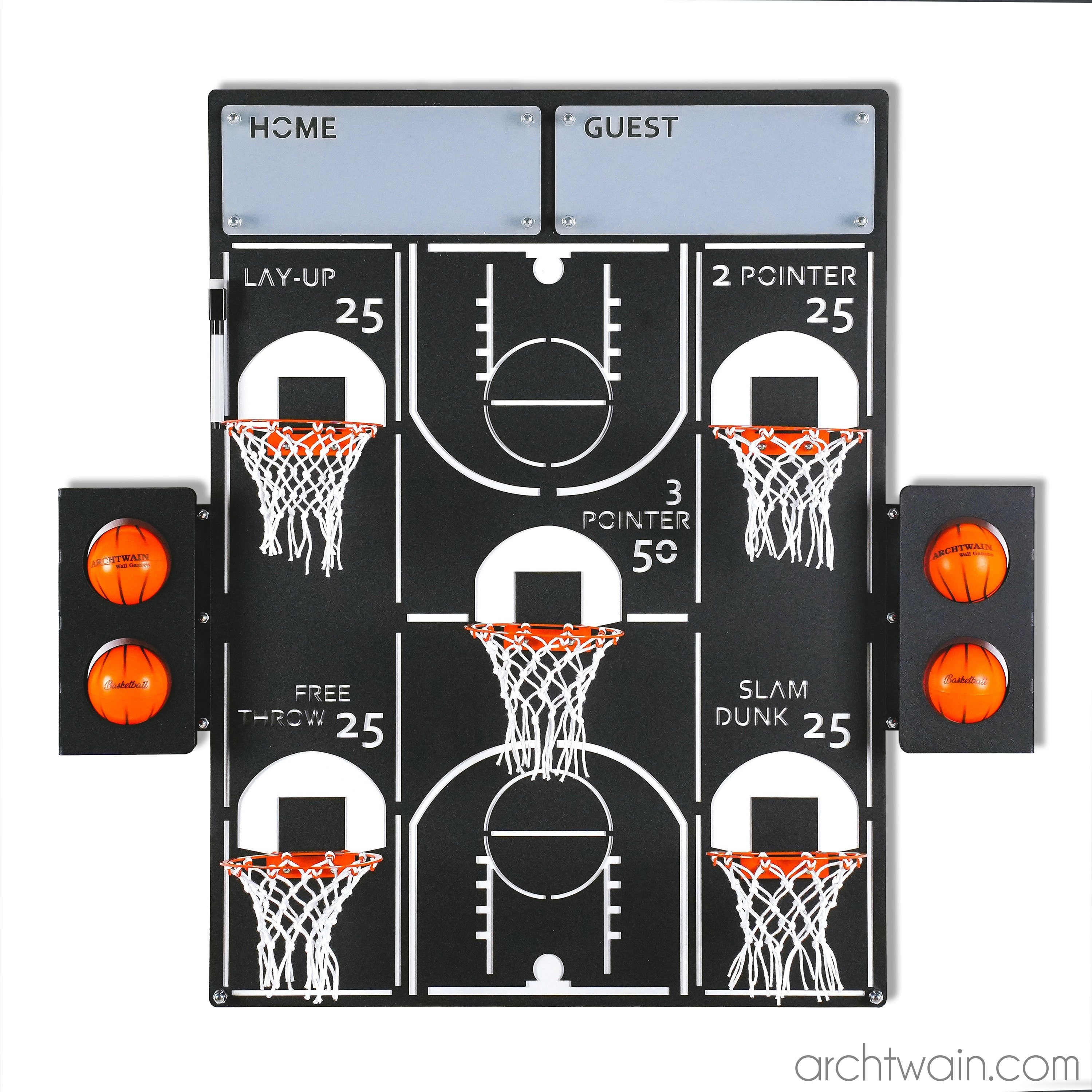 Duvara monte All-Star metal basketbol potası