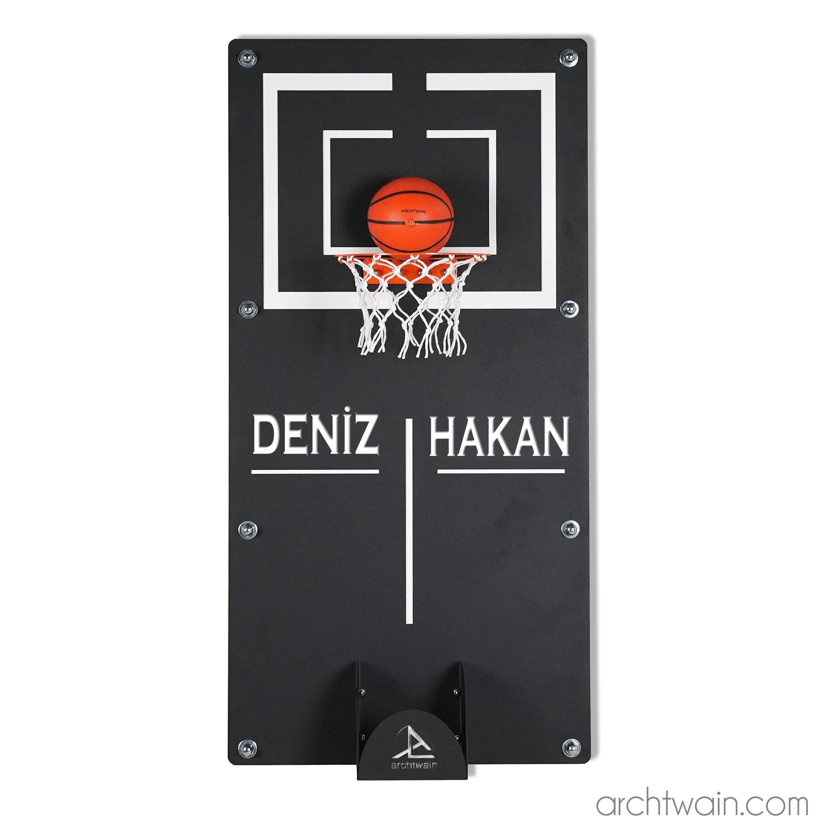Kişiye özel Mega basketbol potası, yakın görünüm