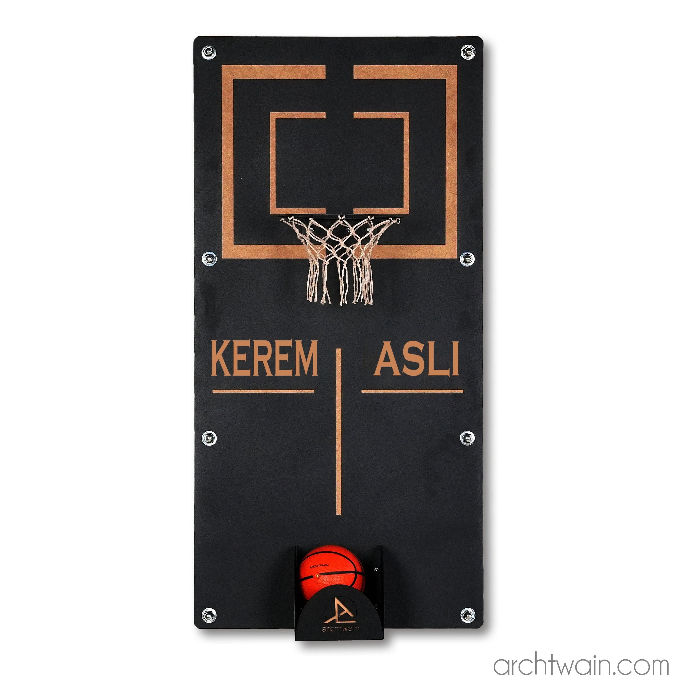 Kişiye özel Mega Craft basketbol potası, yakın görünüm