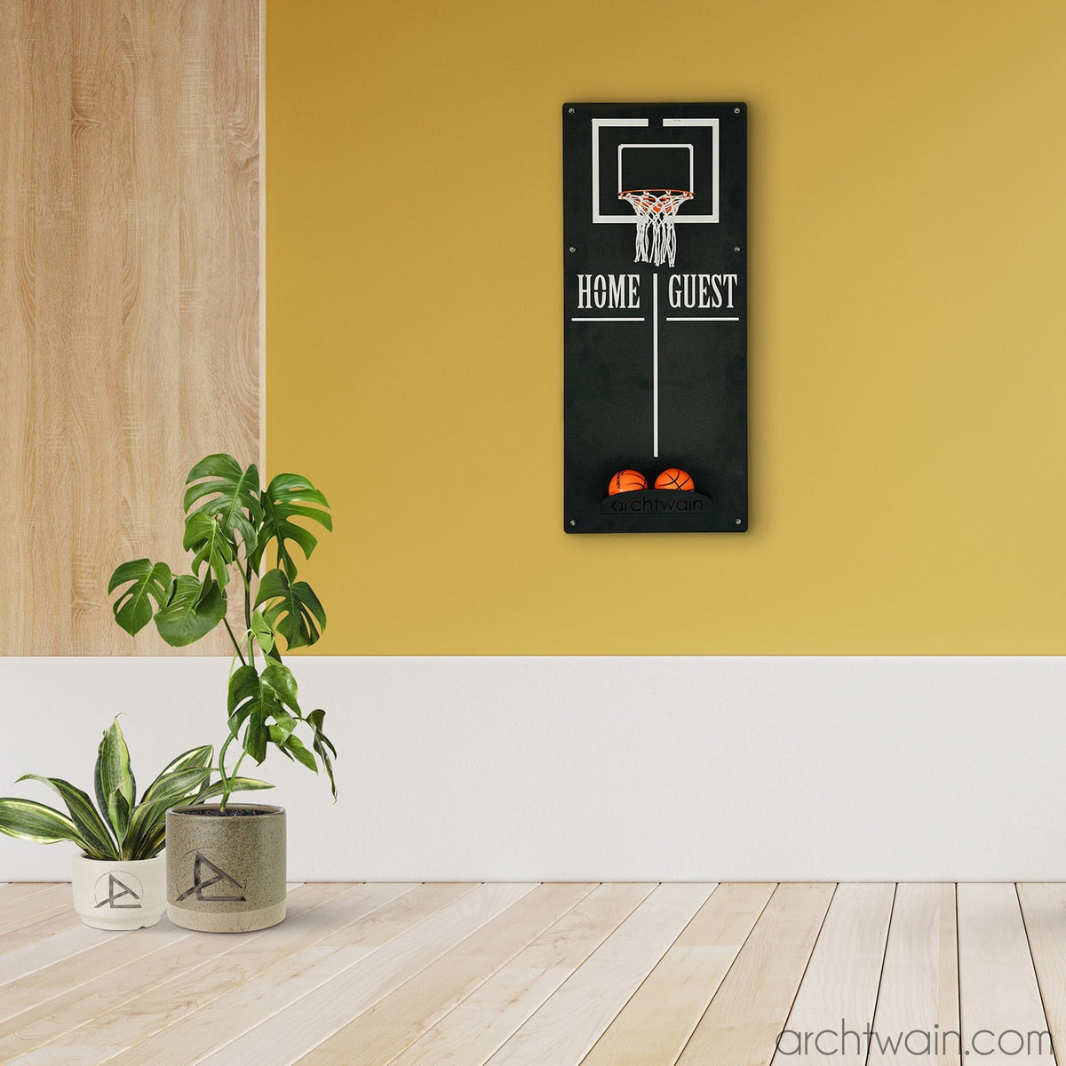 Metal duvar basketbol potası, file detayı