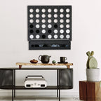 Connect Four dörtlü bağlama, üstten görünüm