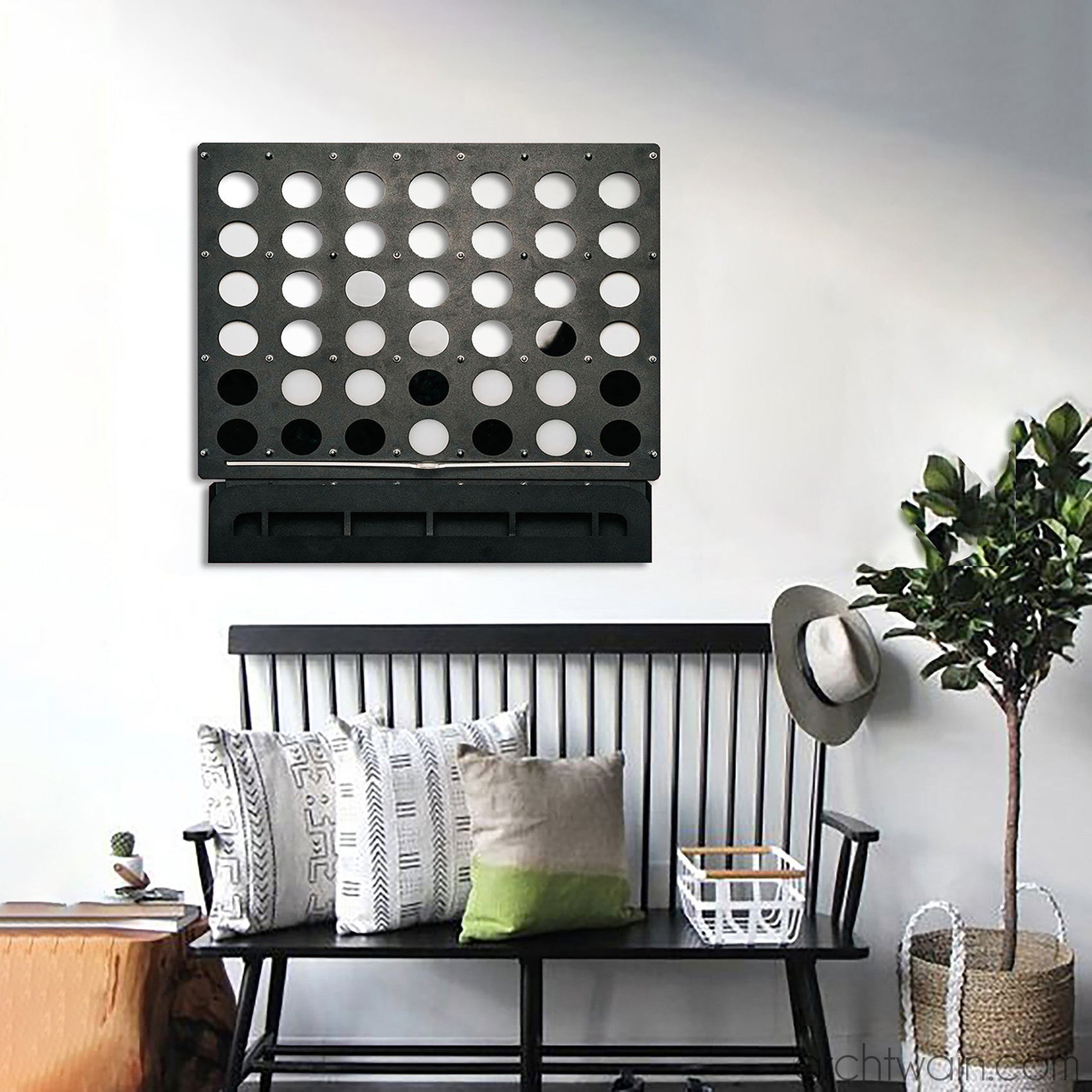Connect Four dörtlü bağlama, disk detayı
