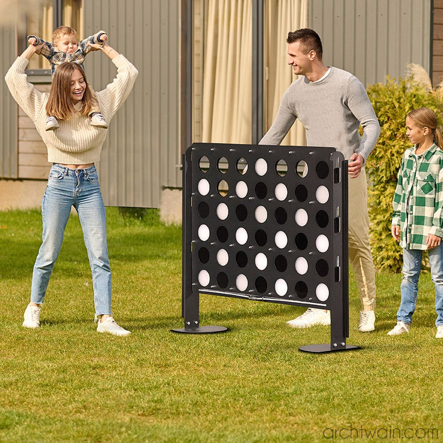 Taşınabilir Connect Four oyunu, yakın görünüm
