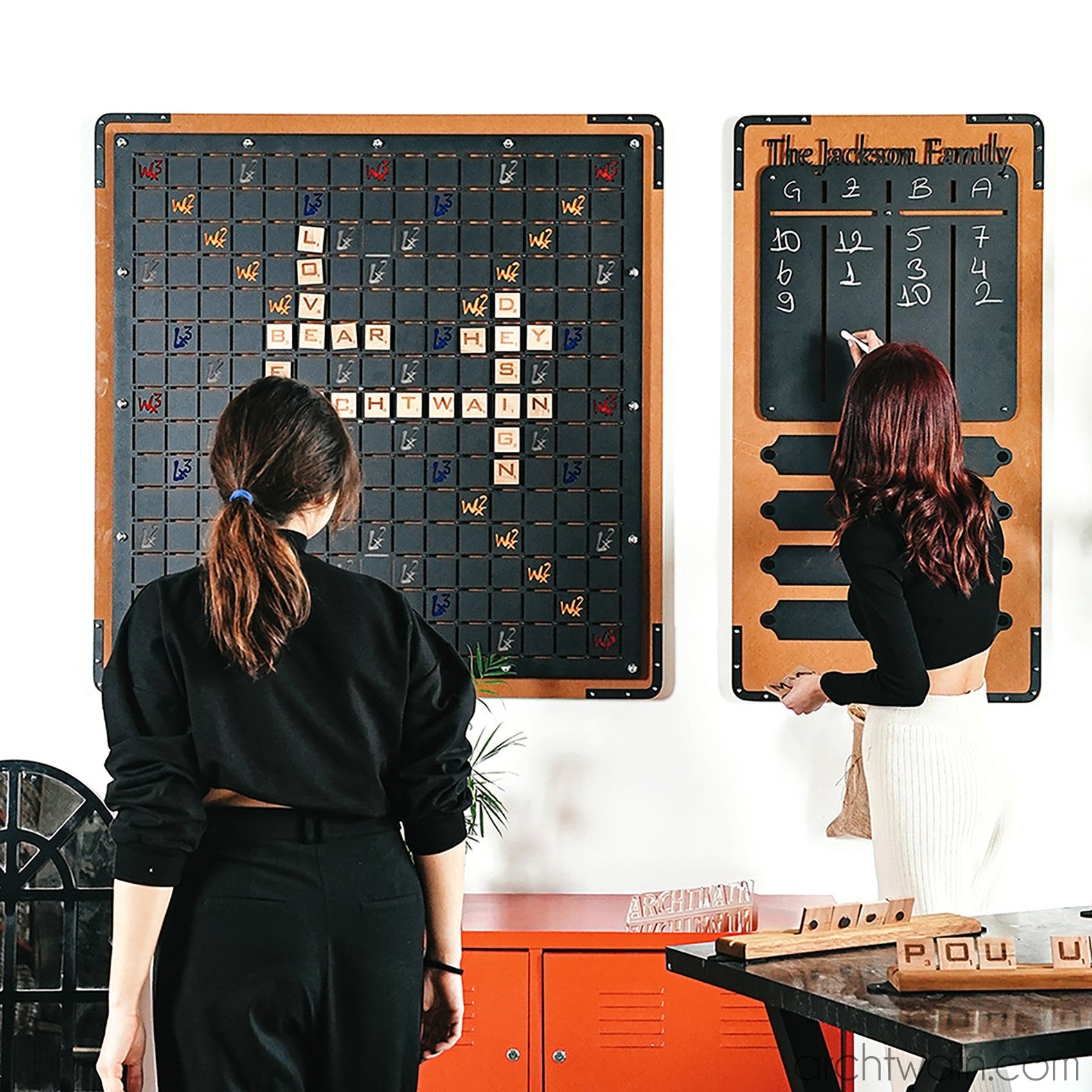 XXL mega duvar kelime oyunu (Scrabble)