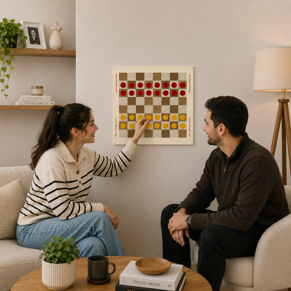 Boho desenli dama oyunu, farklı açıdan