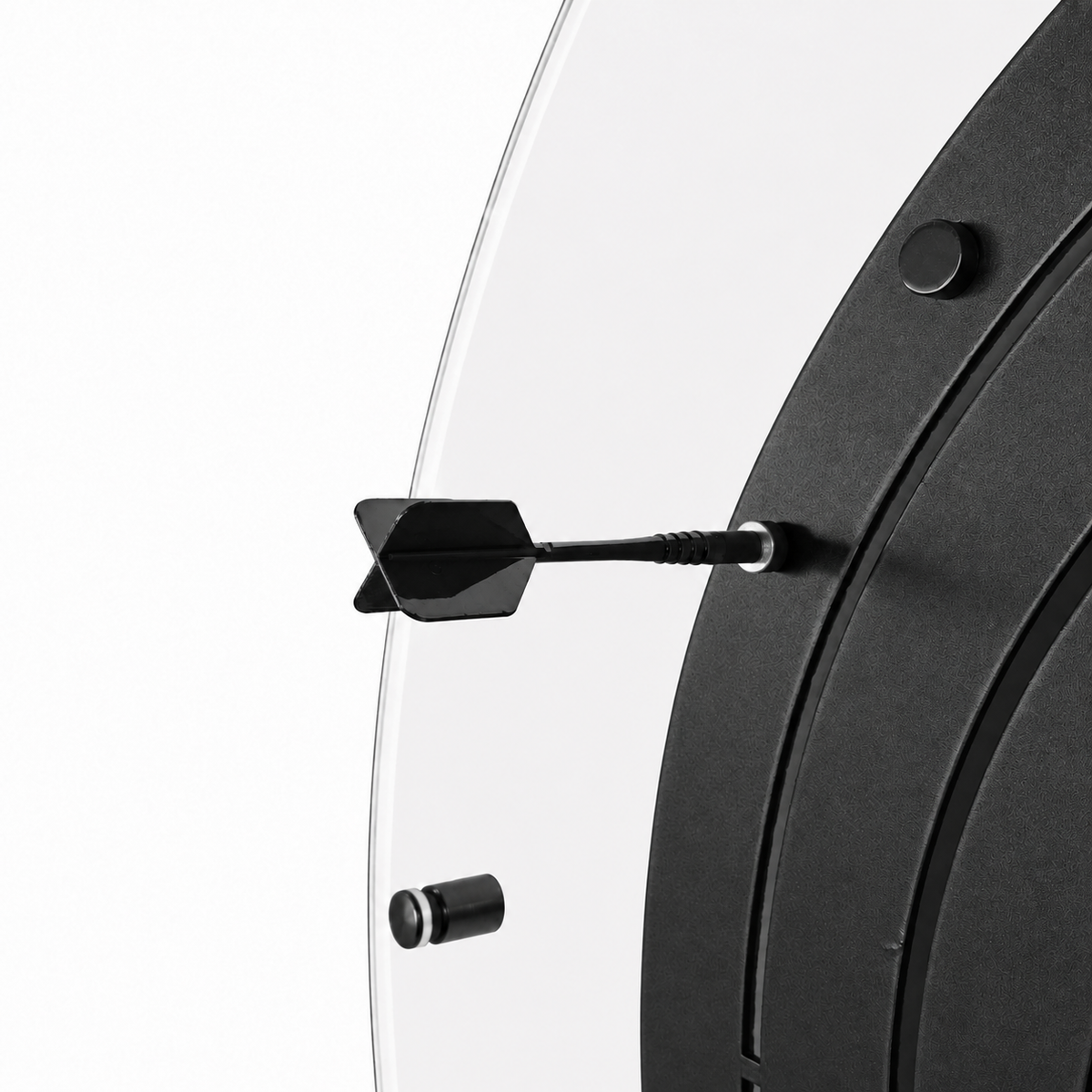 Manyetik Cam DartBoard Siyah, el yapımı cam dart tasarımı