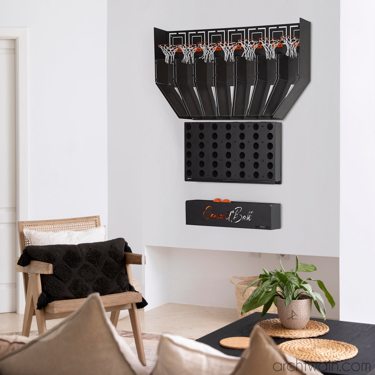 Connect Four basketbol, ön görünüm