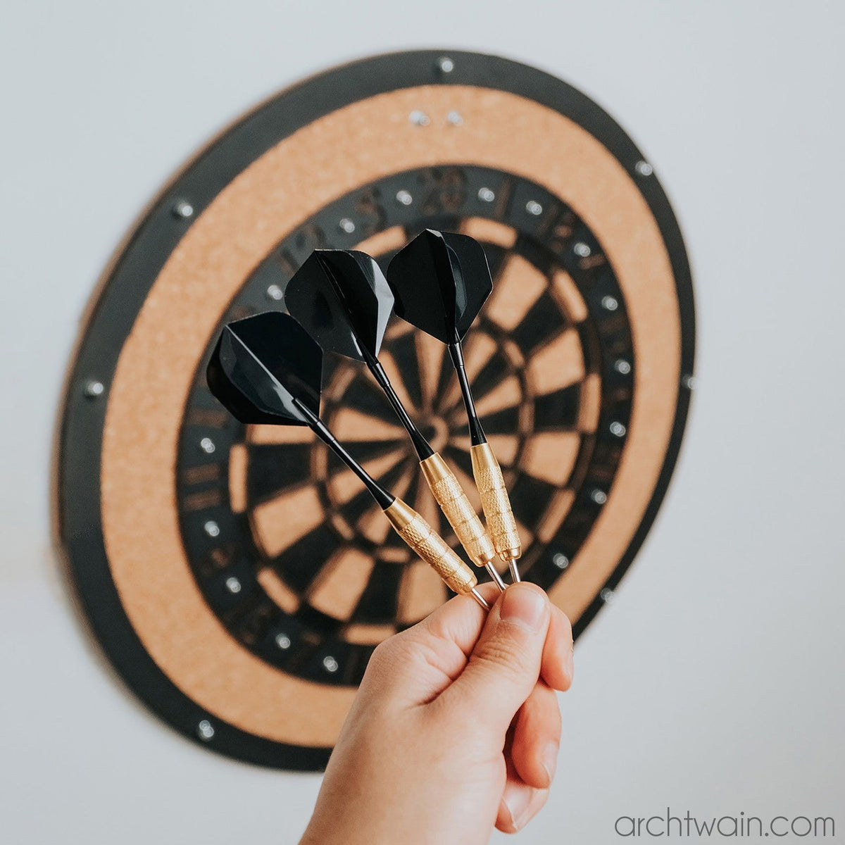 Dart tahtası, üstten görünüm