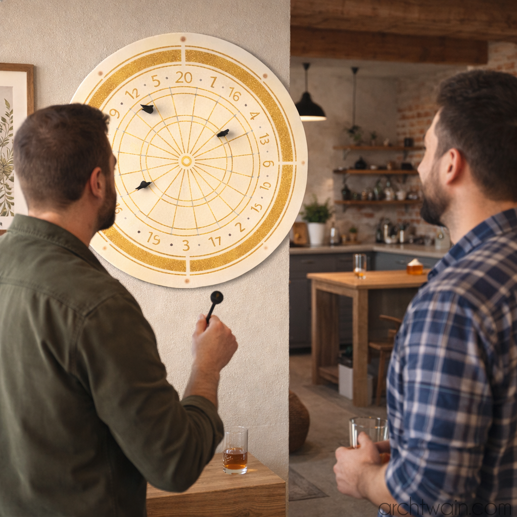 Naturel manyetik dart, sayı halkası detayı