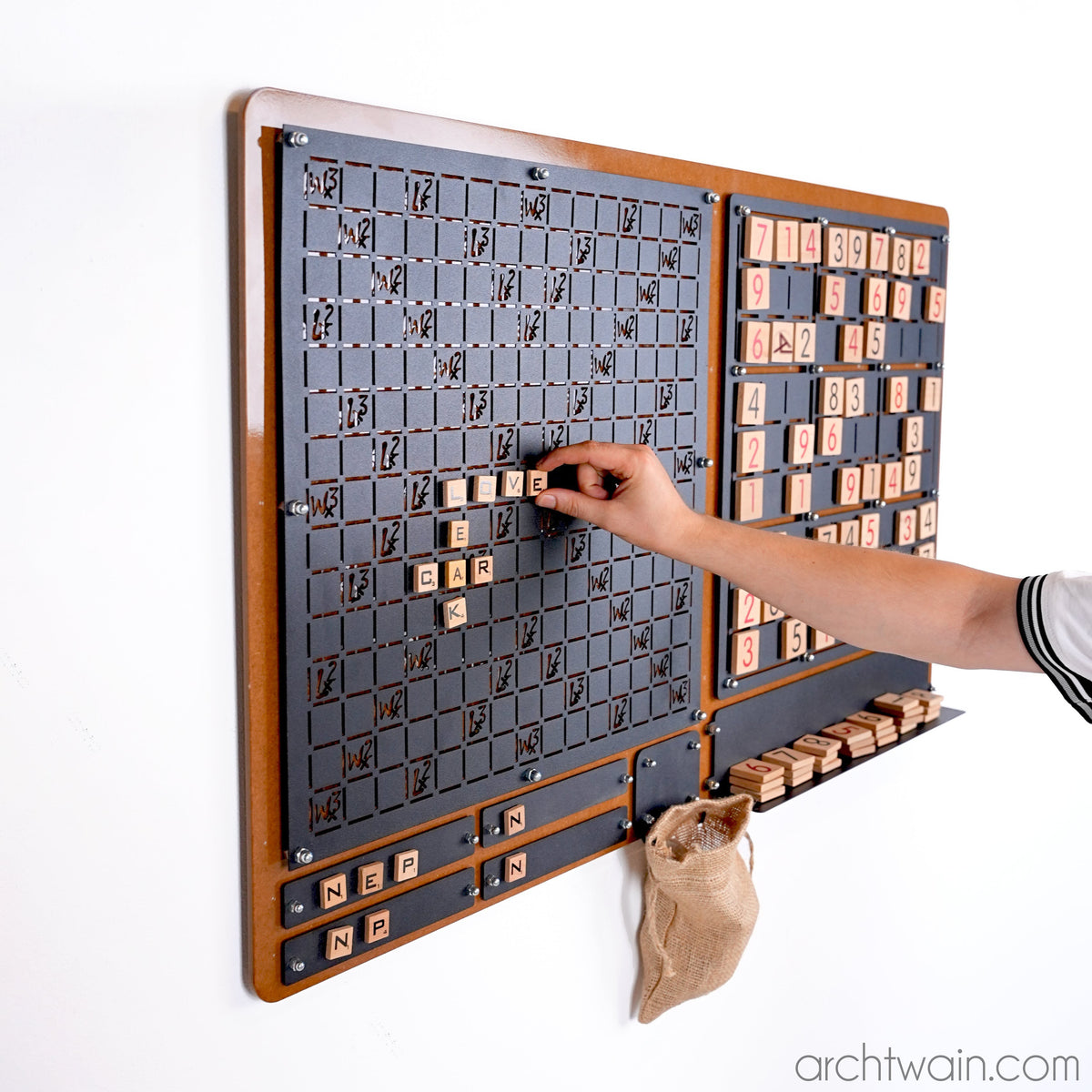 Duvar Sudoku zeka oyunu, tam görünüm