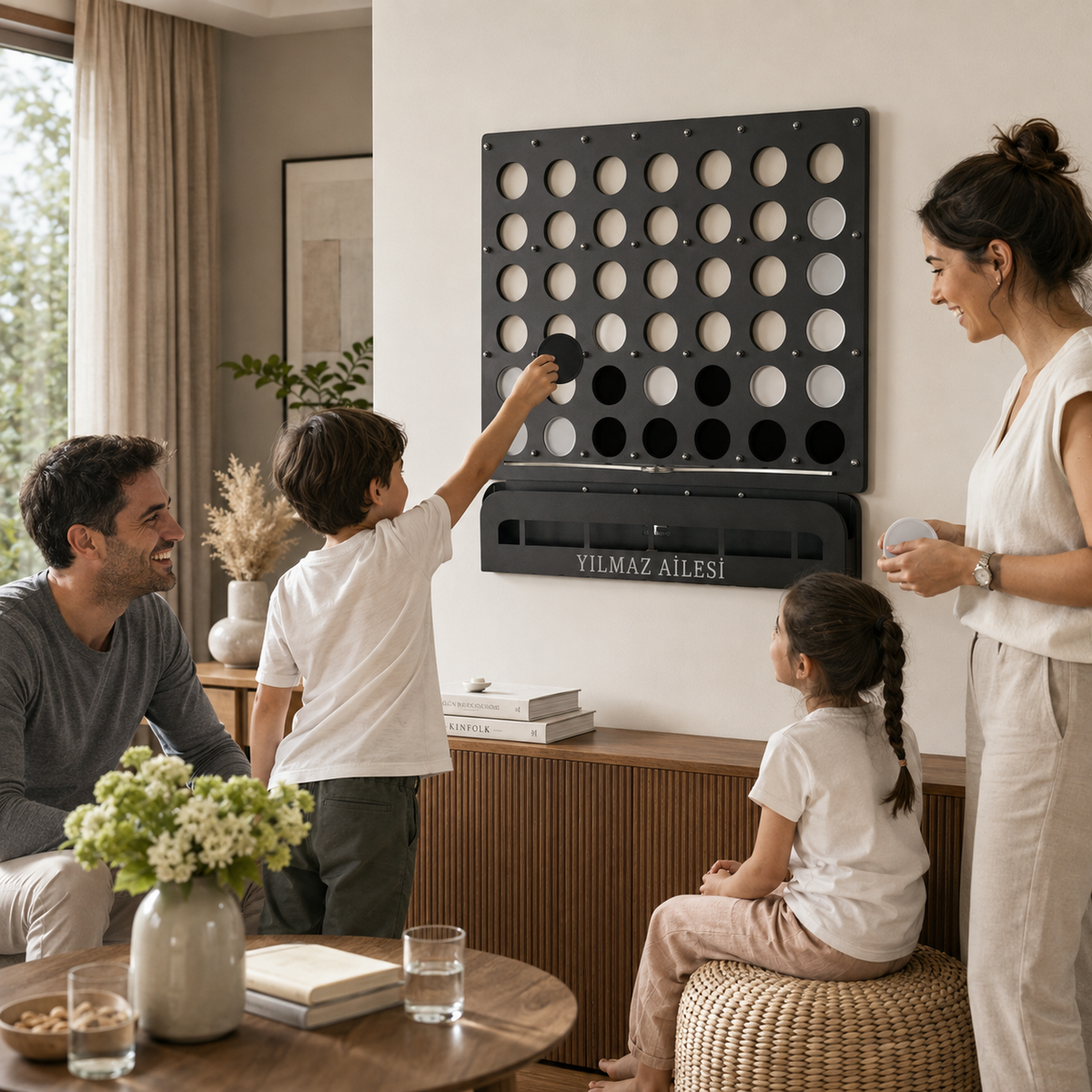 Kişiye Özel Connect Four oyunu, ön görünüm
