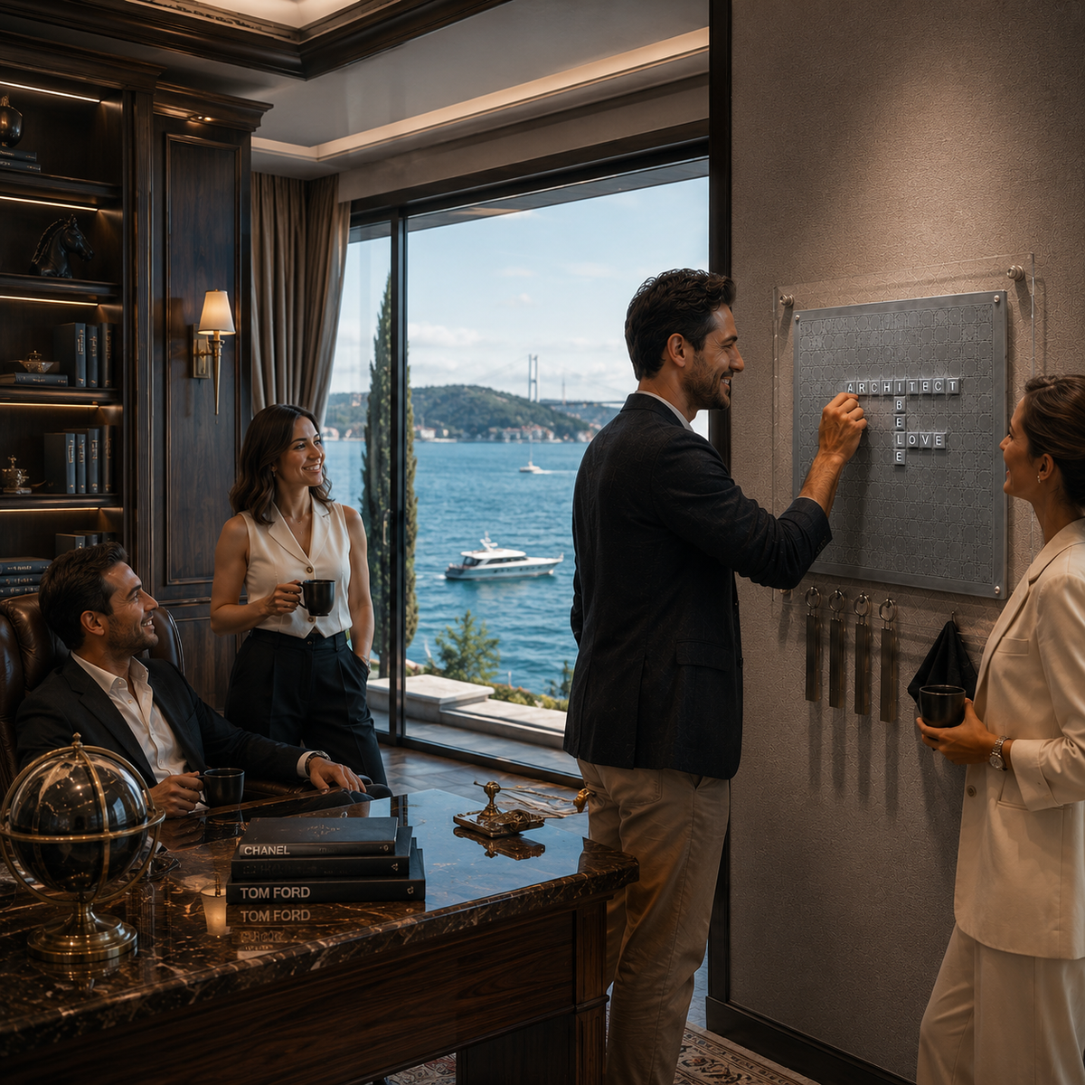 Legacy Cam Kelime Oyunu Gümüş, yüzey detayı