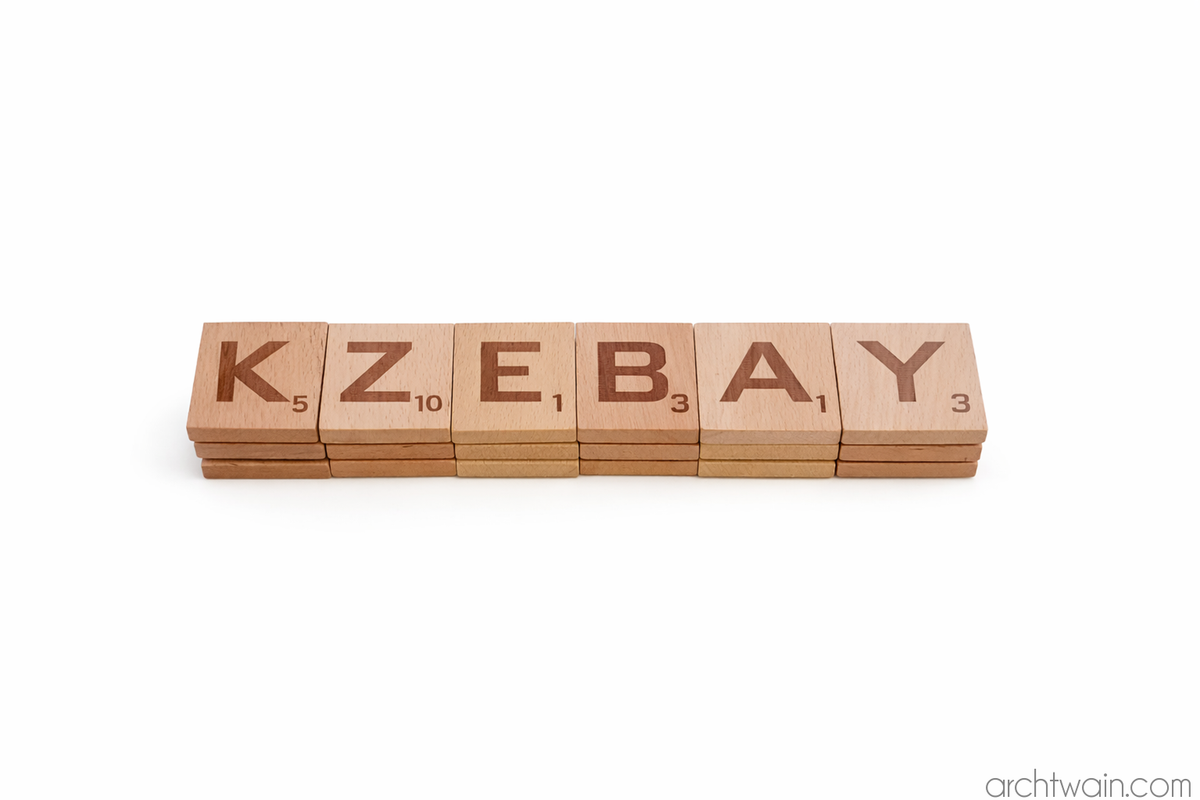 Manyetik Mega Scrabble yedek taş seti, farklı açıdan