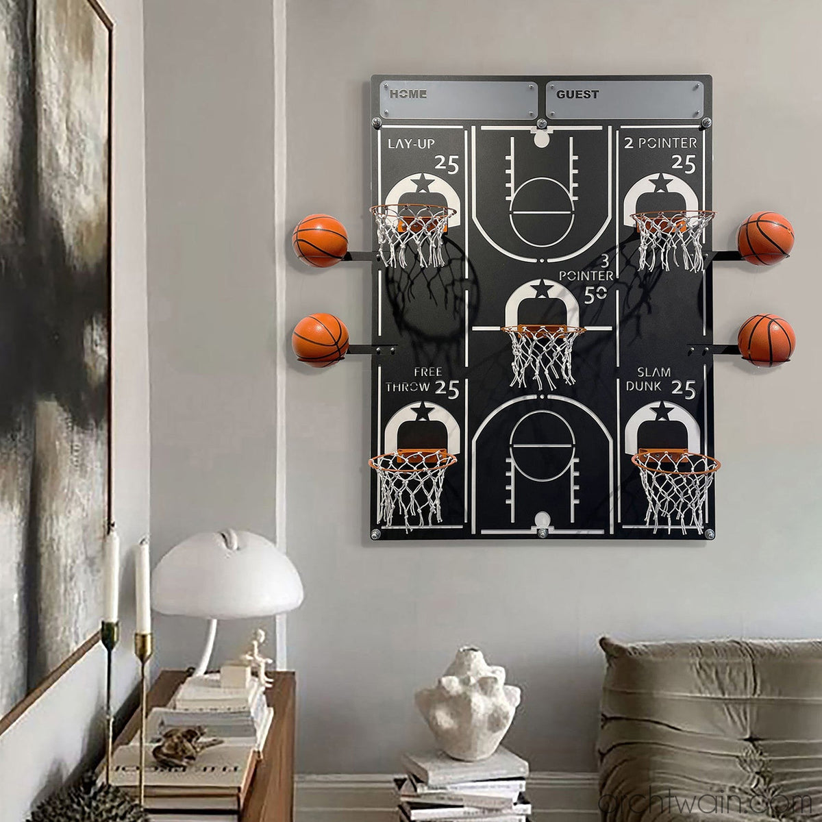 Mega All-Star basketbol potası, file detayı