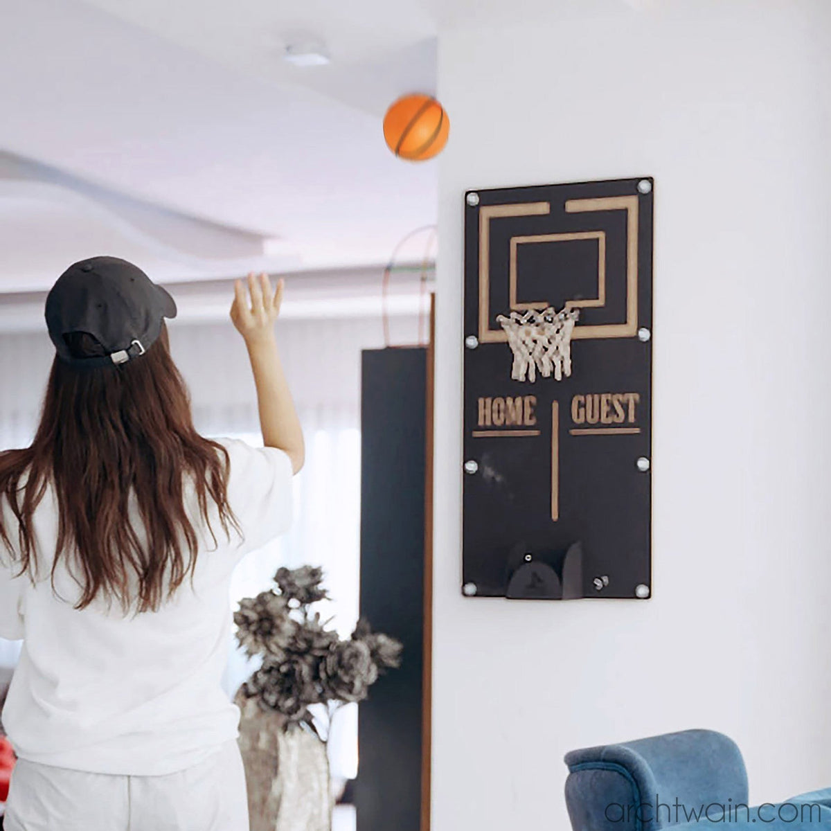 Mega Craft basketbol potası, ön görünüm