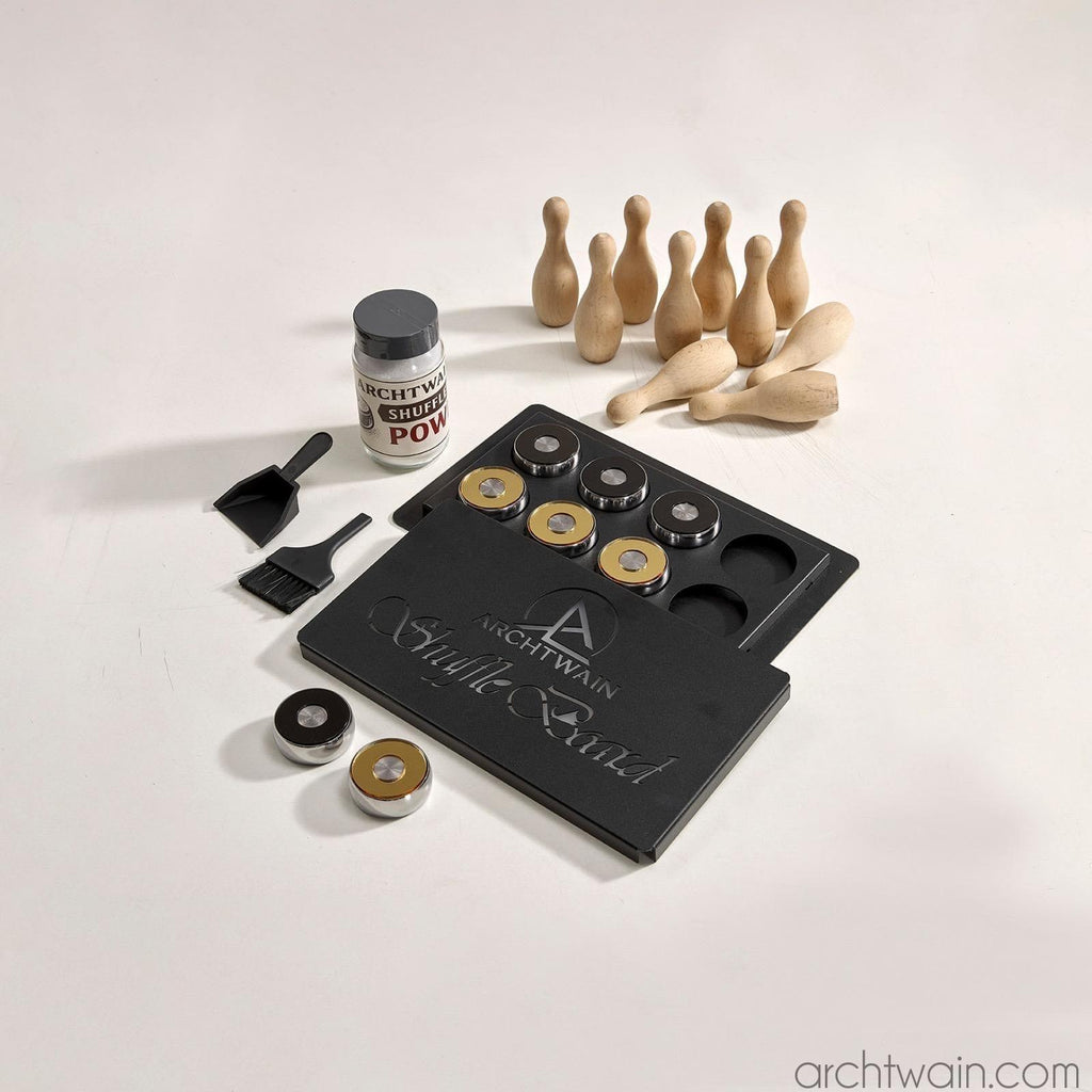 Archtwain - Grand Shuffleboard Black-Metal Masa Oyunları-www.archtwain.com -