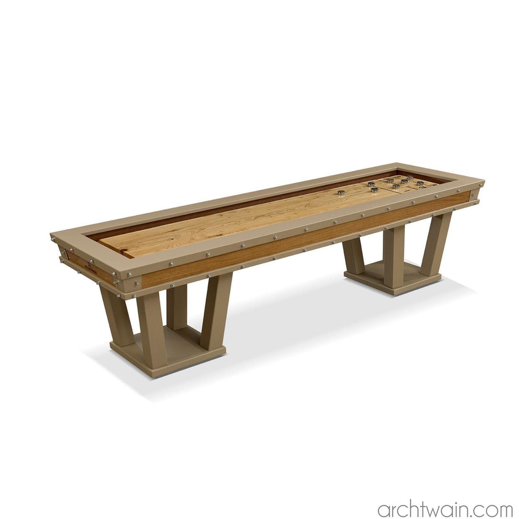 Archtwain - Grand Shuffleboard Naturel-Metal Masa Oyunları-www.archtwain.com -