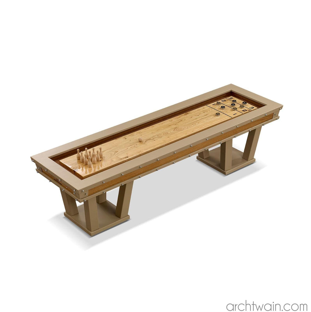 Archtwain - Grand Shuffleboard Naturel-Metal Masa Oyunları-www.archtwain.com -