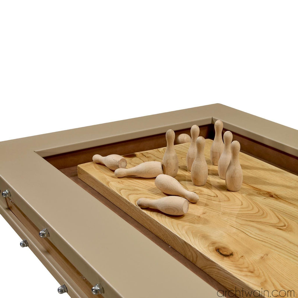 Archtwain - Grand Shuffleboard Naturel-Metal Masa Oyunları-www.archtwain.com -