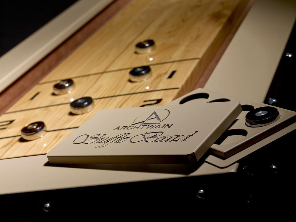 Archtwain - Grand Shuffleboard Naturel-Metal Masa Oyunları-www.archtwain.com -