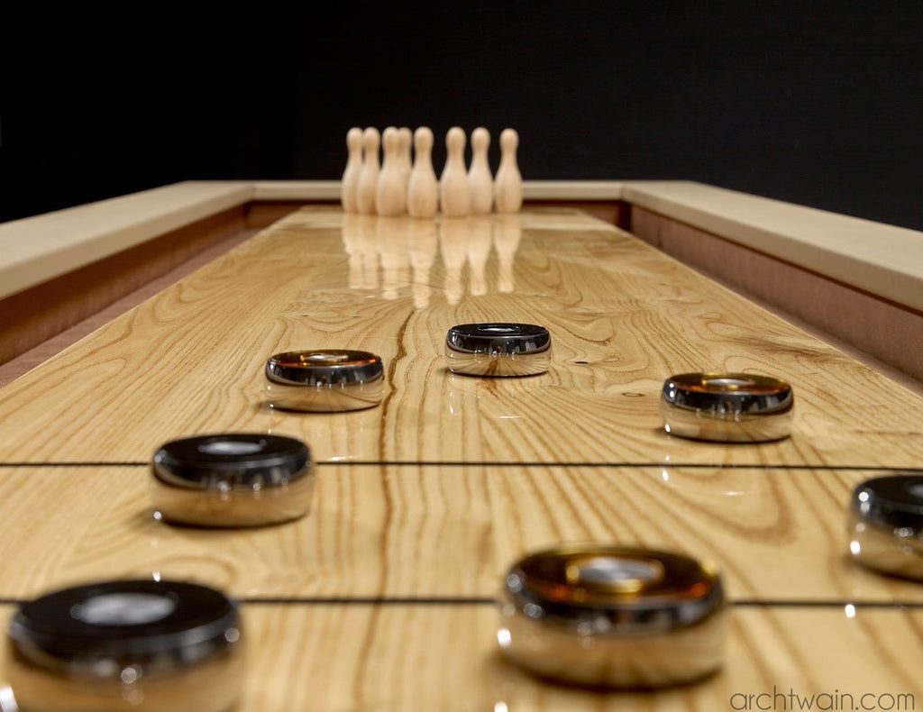 Archtwain - Grand Shuffleboard Naturel-Metal Masa Oyunları-www.archtwain.com -