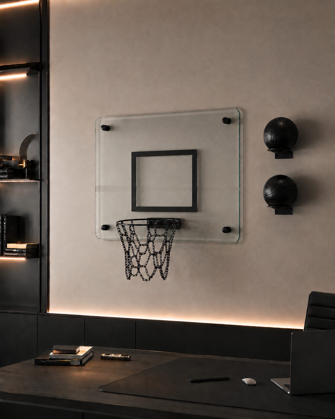 Prime Cam Basketbol Siyah, farklı açıdan