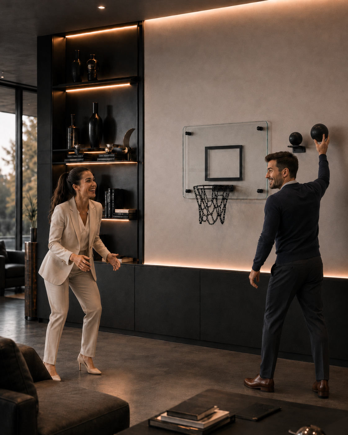 Prime Cam Basketbol Siyah, tam görünüm