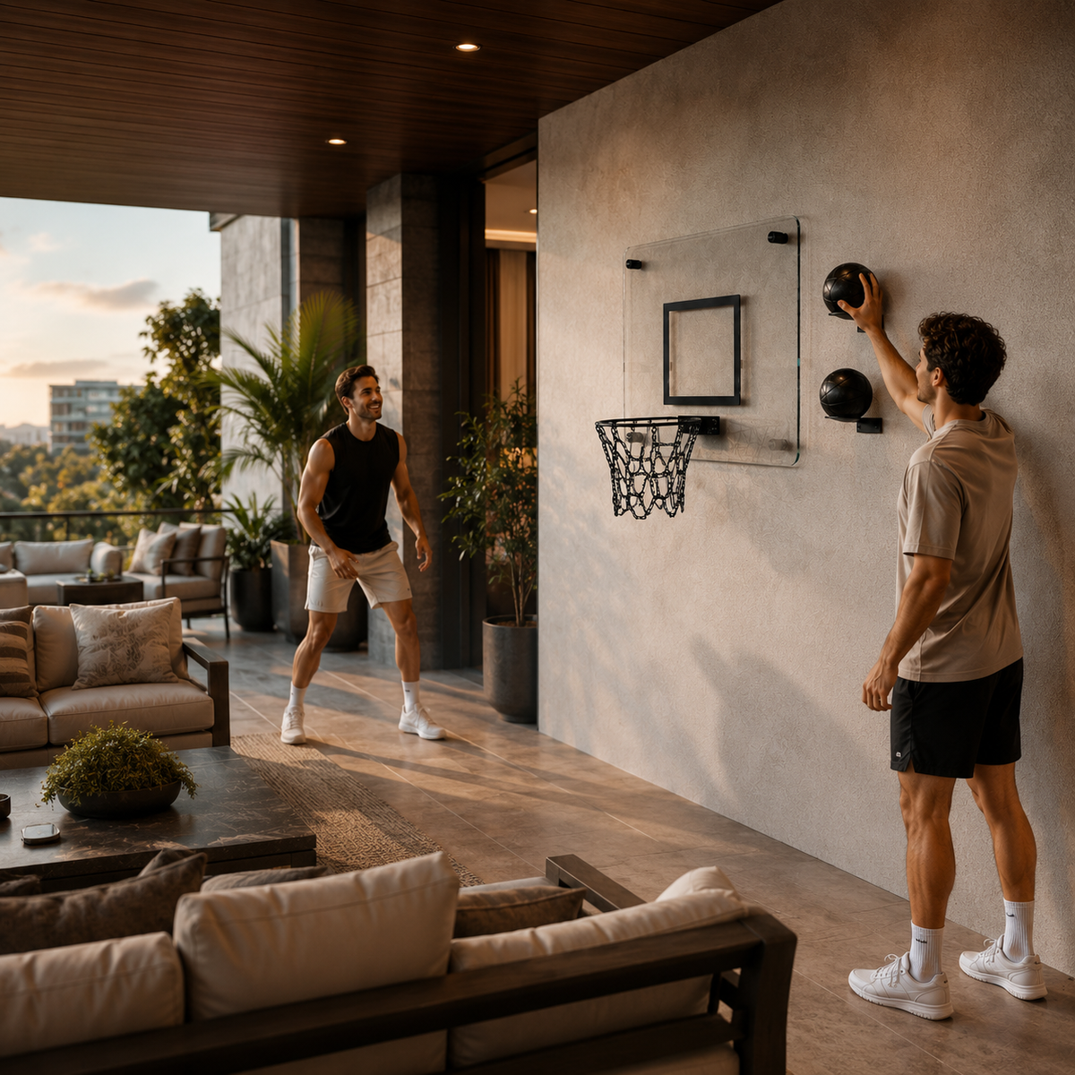 Prime Cam Basketbol Siyah, oyun alanı detayı