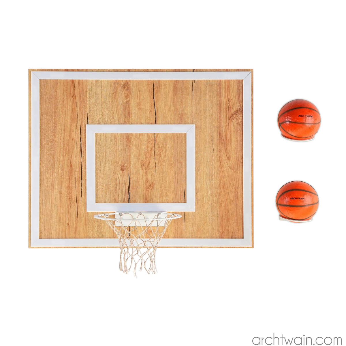 Savana meşe ahşap basketbol potası, yakın görünüm