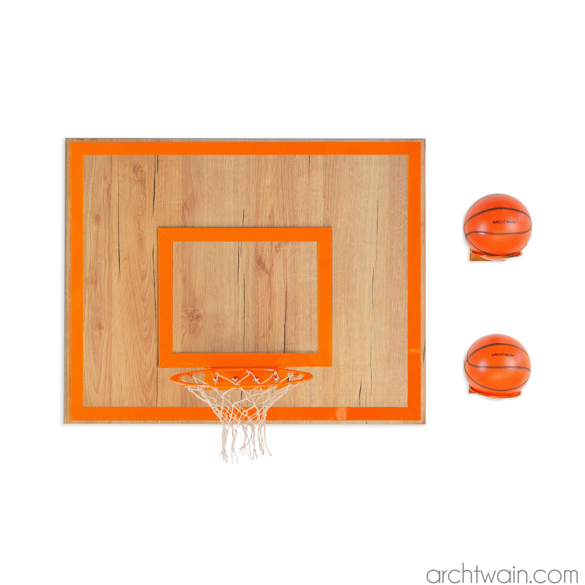 Duvara monte Savana meşe ahşap basketbol potası