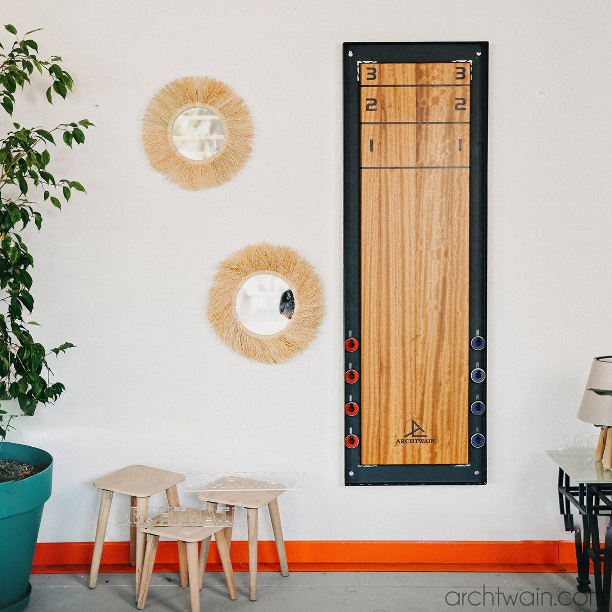 Shuffle tahtası (shuffleboard) oyunu