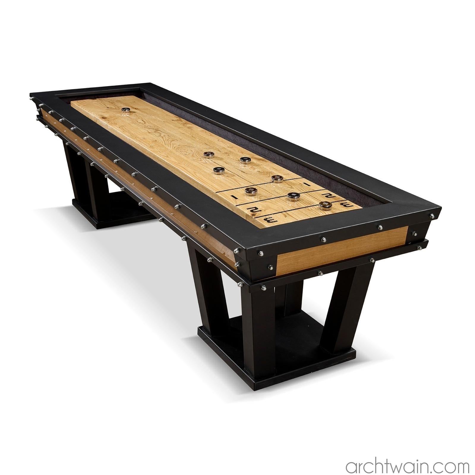 Siyah Grand shuffleboard masası
