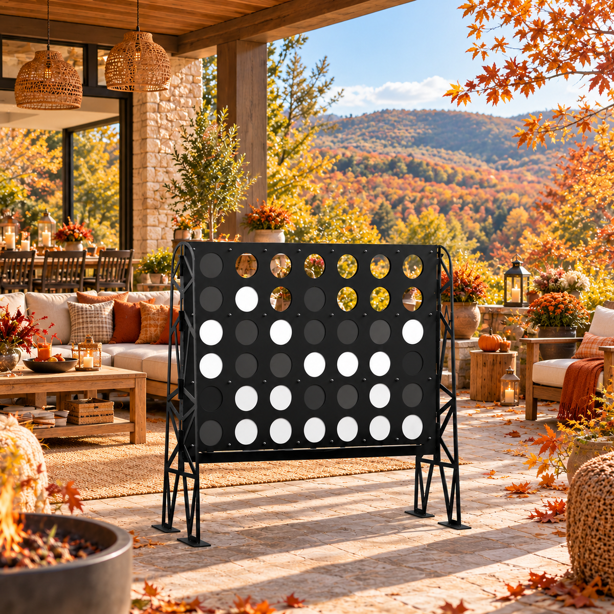 Taşınabilir XXL Connect Four Oyunu