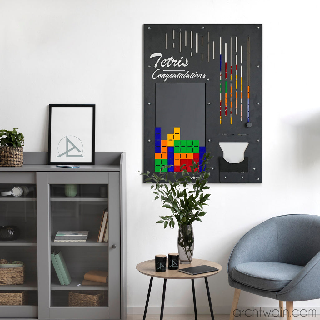 Ahşap Tetris puzzle zeka oyunu