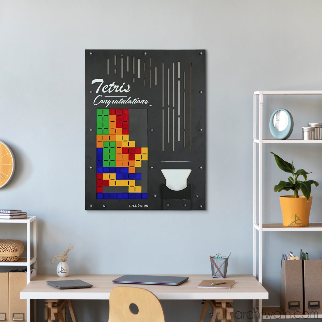 Ahşap Tetris puzzle, farklı açıdan