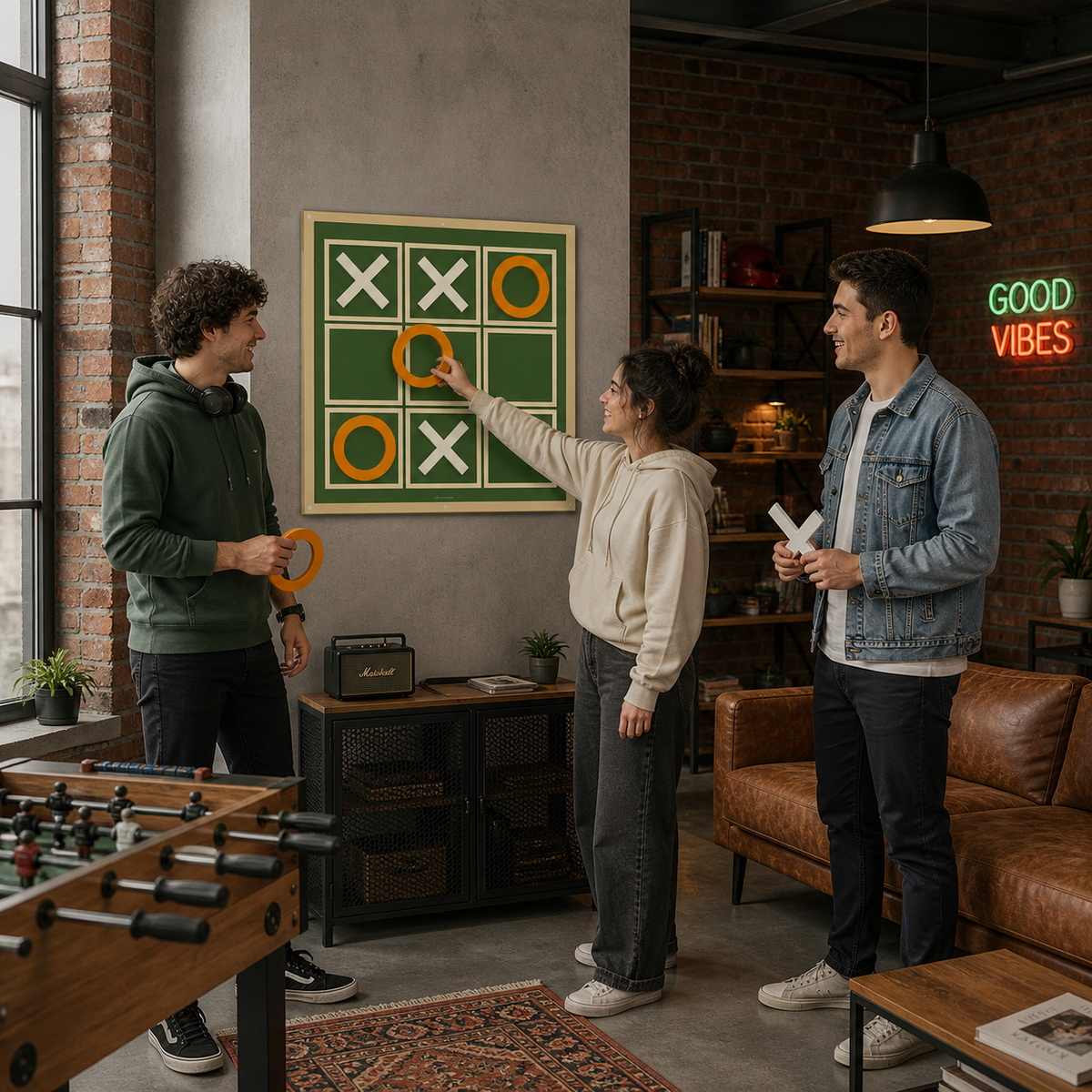 Adaçayı yeşili tic tac toe oyunu, farklı açıdan