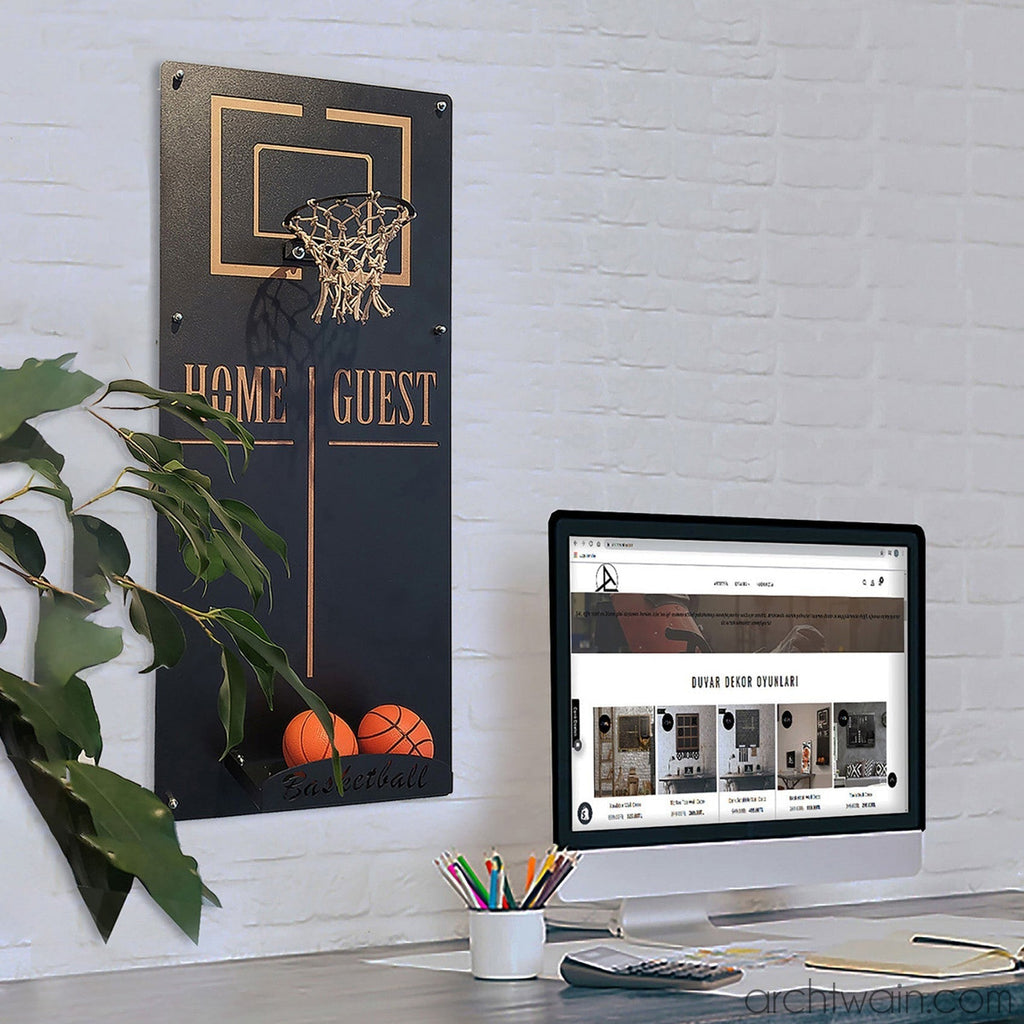 Archtwain - Craft Basketbol-dekoratif duvar oyunu-www.archtwain.com -