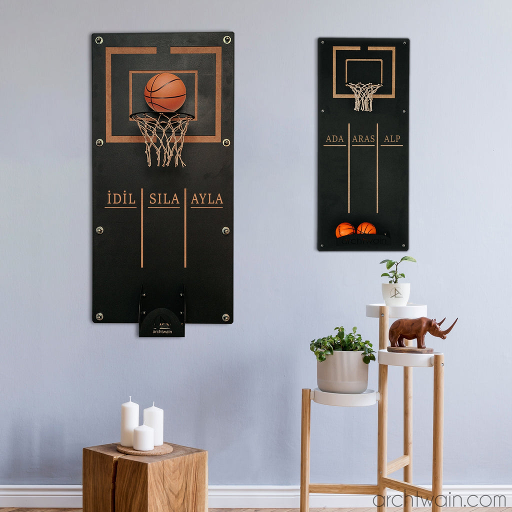 Archtwain - Kişiye Özel Craft Basketbol Wall Deco-dekoratif duvar oyunu-www.archtwain.com -