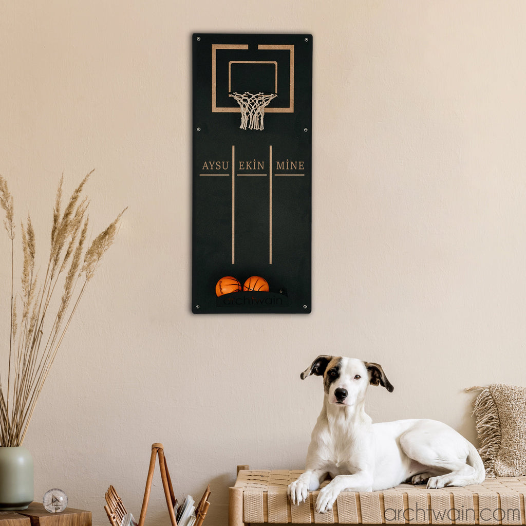 Archtwain - Kişiye Özel Craft Basketbol Wall Deco-dekoratif duvar oyunu-www.archtwain.com -