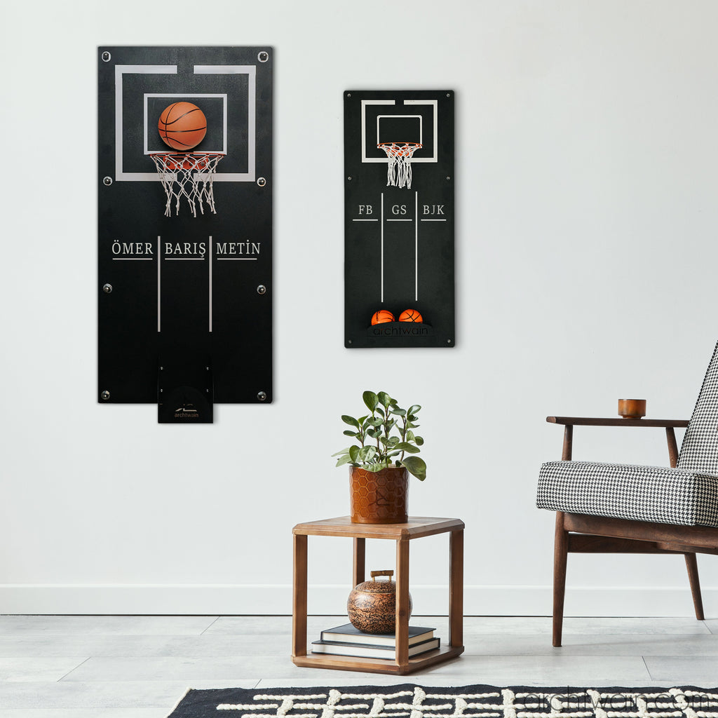 Archtwain - Kişiye Özel Mega Basketbol Wall Deco-dekoratif duvar oyunu-www.archtwain.com -