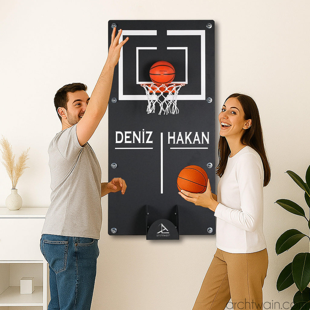 Archtwain - Kişiye Özel Mega Basketbol Wall Deco-dekoratif duvar oyunu-www.archtwain.com -