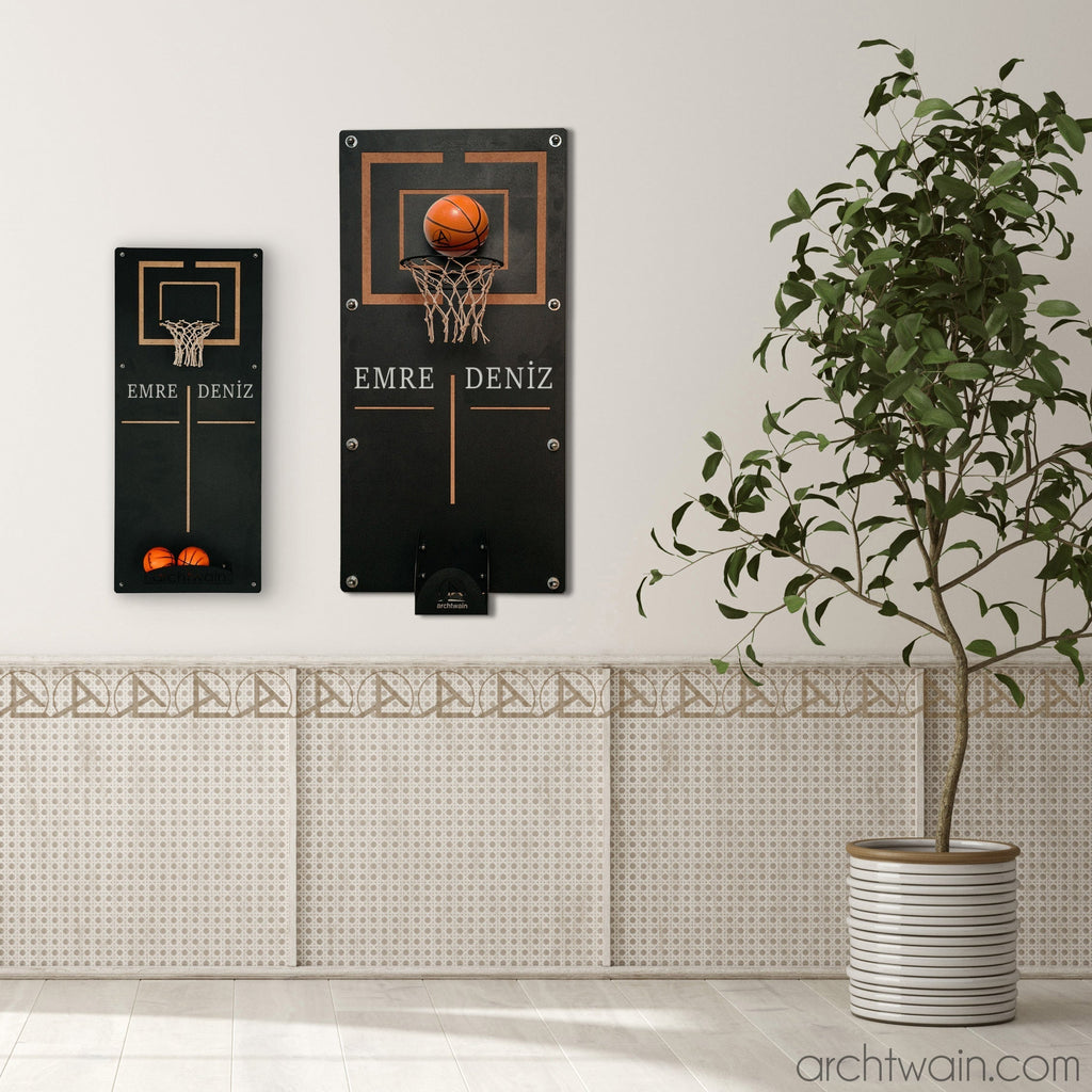 Archtwain - Kişiye Özel Mega Craft Basketbol Wall Deco-dekoratif duvar oyunu-www.archtwain.com -