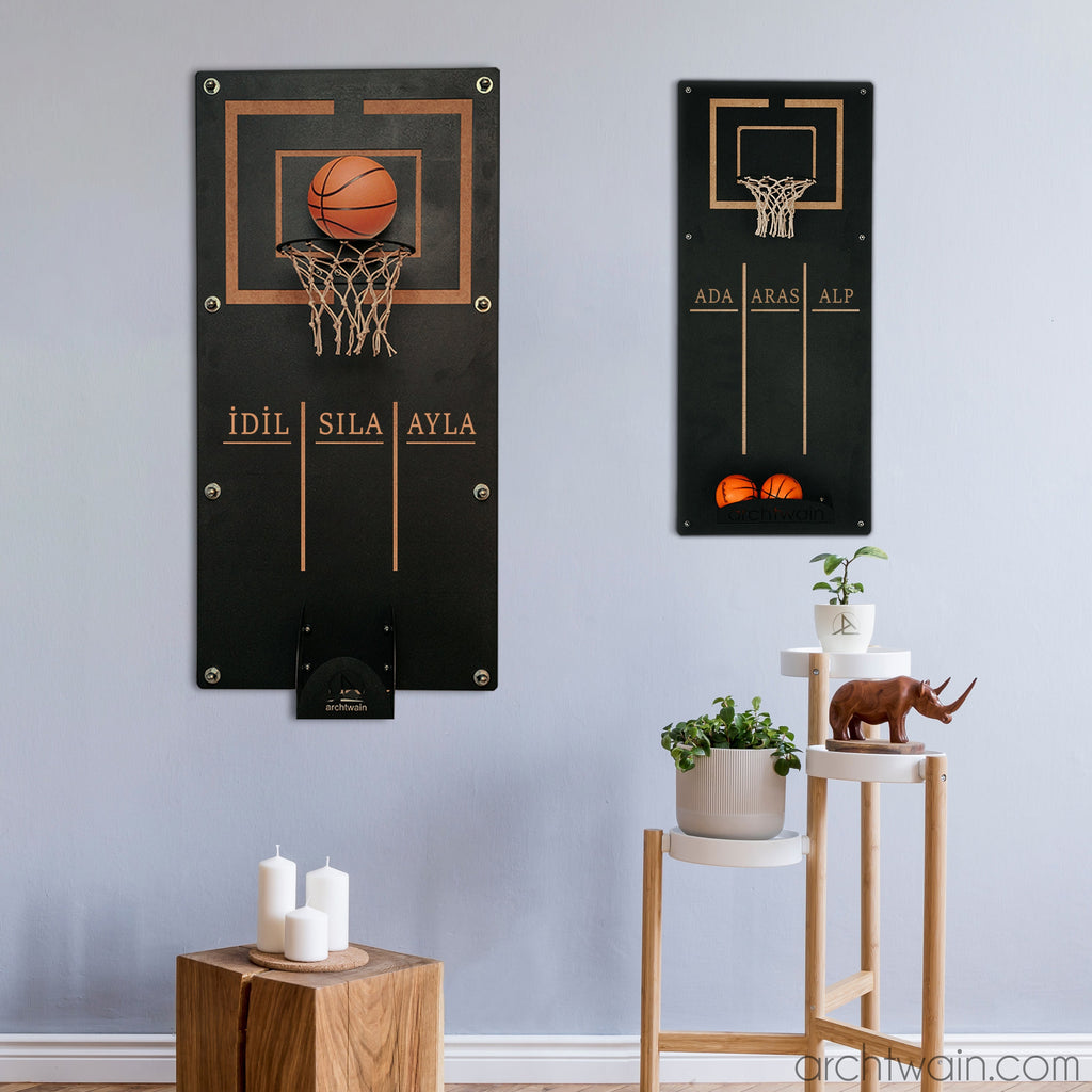Archtwain - Kişiye Özel Mega Craft Basketbol Wall Deco-dekoratif duvar oyunu-www.archtwain.com -