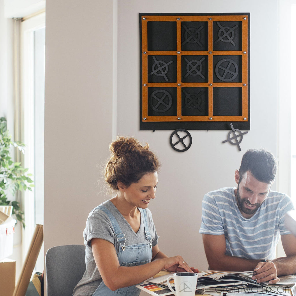 Archtwain - Tic Tac Toe-dekoratif duvar oyunu-www.archtwain.com -