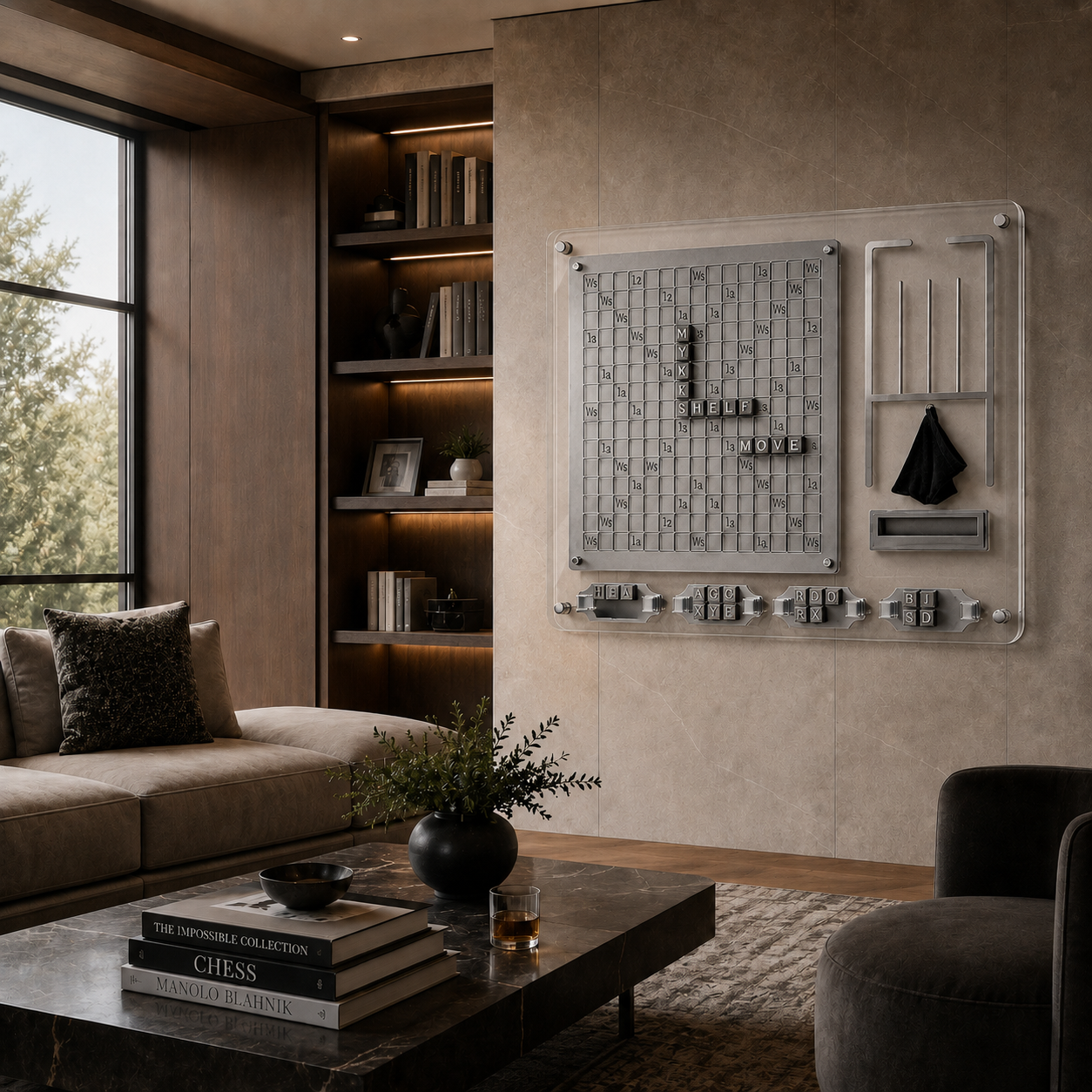 Masterpiece Cam Kelime Oyunu Gümüş