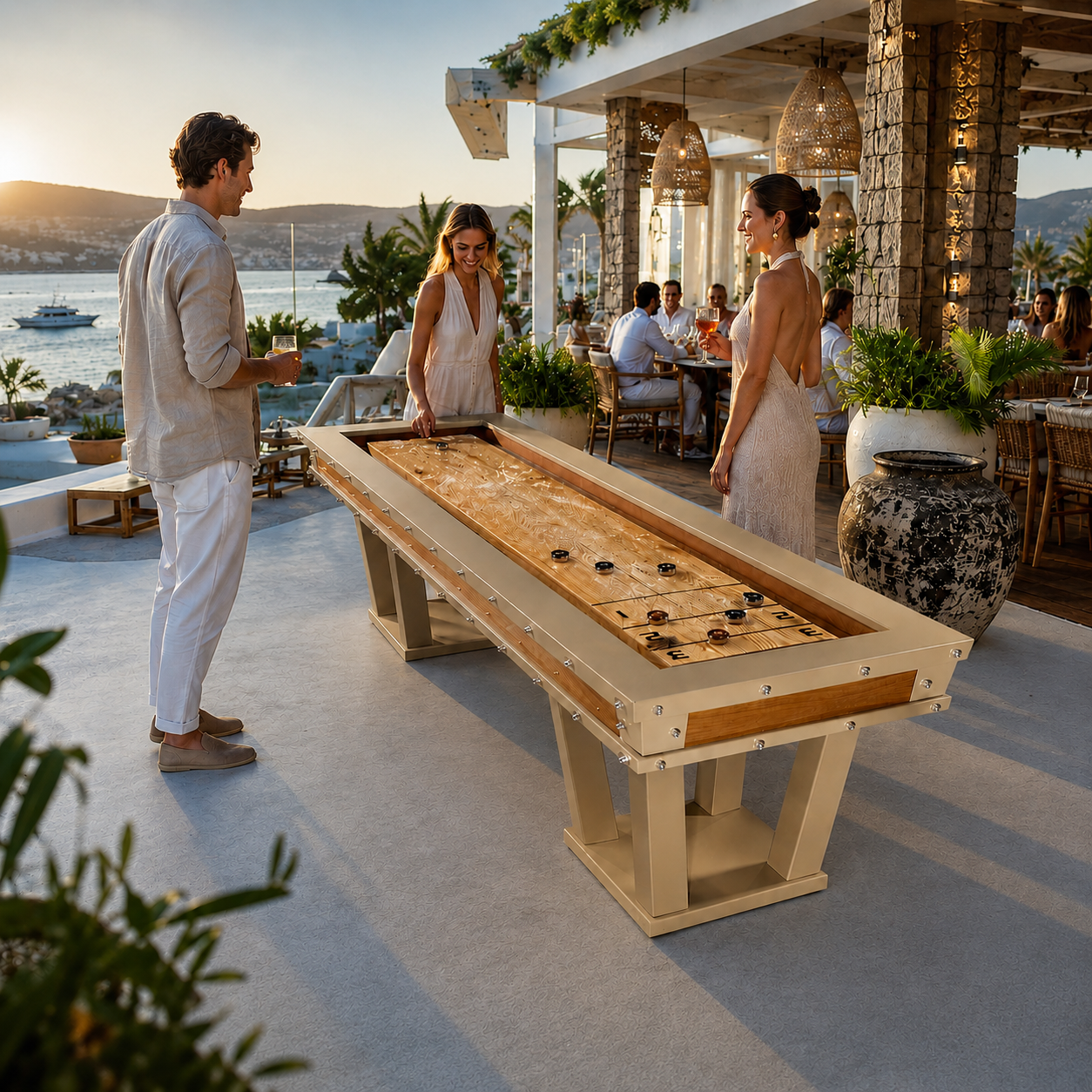 Grand Shuffleboard Naturel