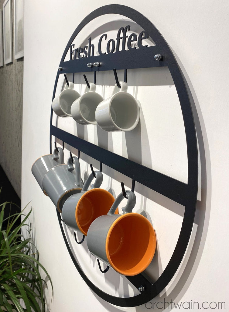 Archtwain - Nutty Mug Bardak Askısı-Metal Duvar Askıları-www.archtwain.com -