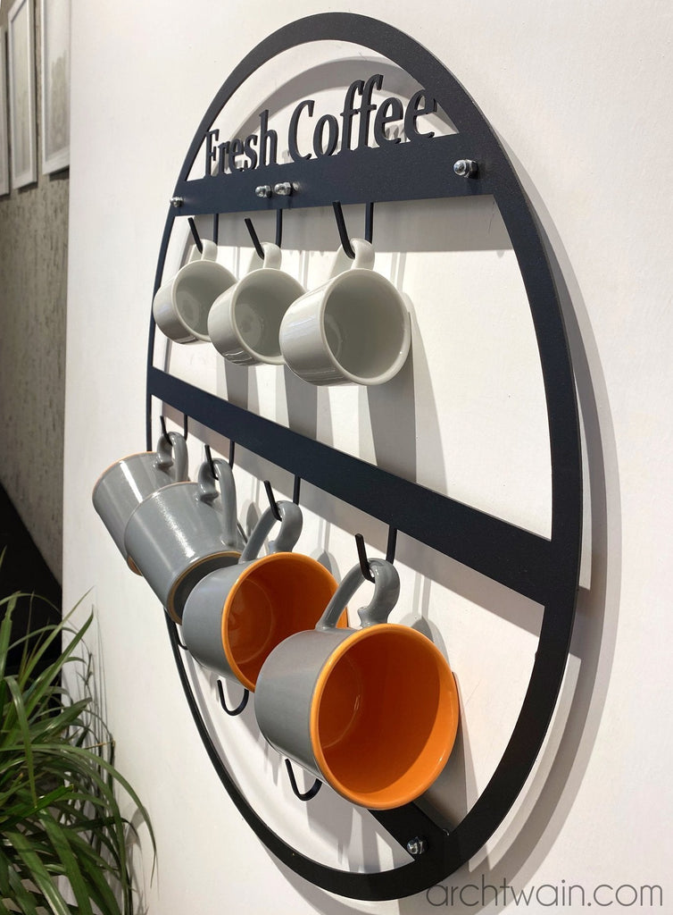 Archtwain - Nutty Mug Bardak Askısı-Metal Duvar Askıları-www.archtwain.com -