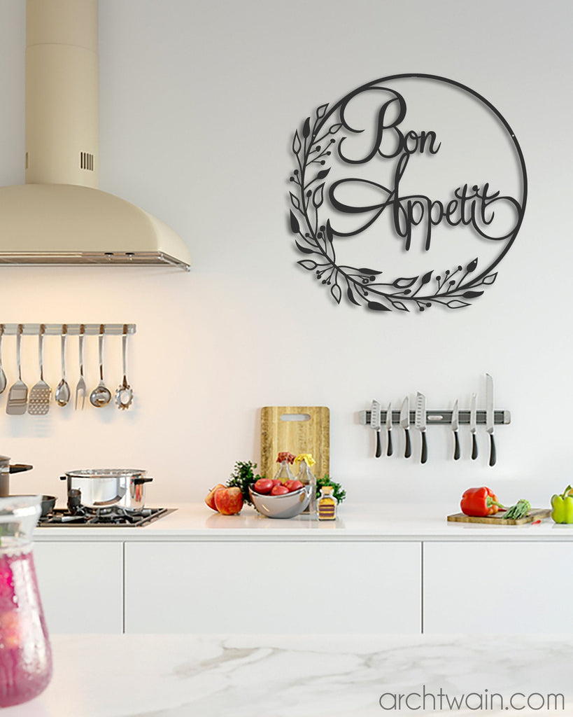 Archtwain - Bon Appetit Metal Dekor-Metal duvar dekoru-www.archtwain.com -